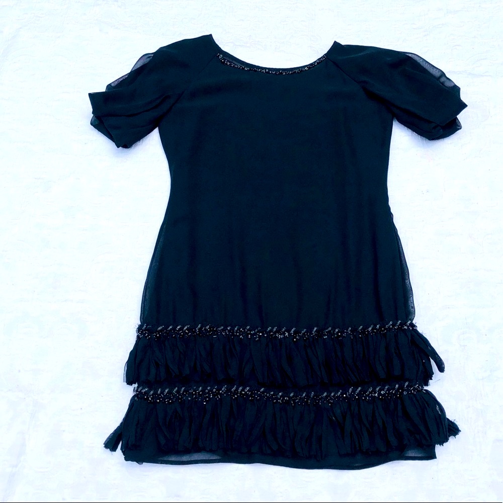 SupertrashGorgeous Black Embellished Dress489